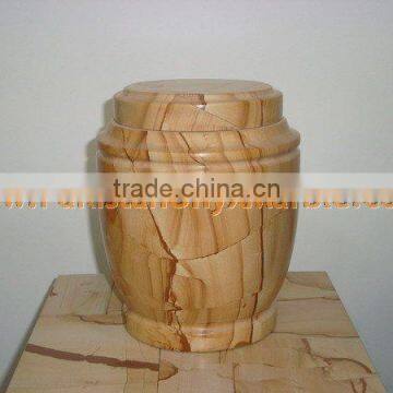 NATURAL STONE TEAKWOOD MARBLE URNS photo-4