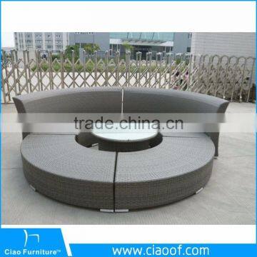 Поставщик из Фошань. Большая полуокруглая садовая мебель photo-5