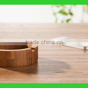 Custom Round Bamboo Ashtray Bamboo Ashtray photo-3