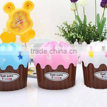 Wholesale Stock Small Order Ice Cream Plastic Tissues Storage Box Napkin Holder photo-3