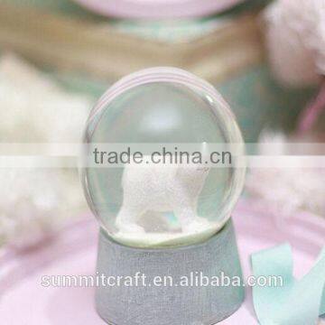 Funny Blowing Snow Polar Bear Snow Globe photo-4