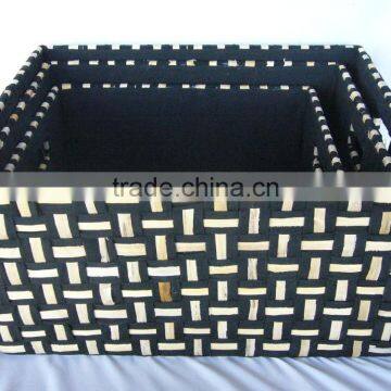 High quality best selling eco-friendly fabric storage baskets from Vietnam