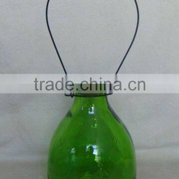hand painted glass bee catcher