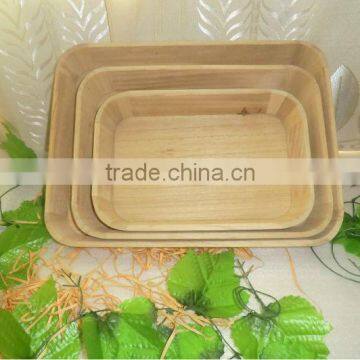 Wood Serving Tray With Different Size photo-2