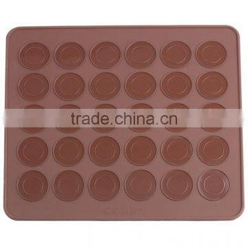 wholesales profession food grade macaron shaped silicone macaron mat