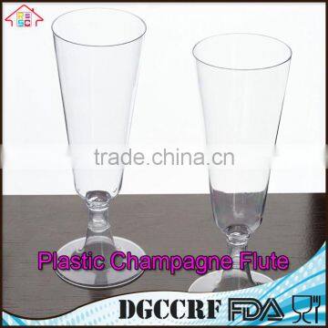 NBRSC Promotional Disposable Party Plastic Champagne Goblet Flute Wine Glasses photo-4