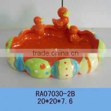 Ceramic Easter gift,candy holder,fruit holder