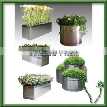 High quality stainless steel metal garden flower pot