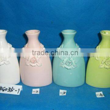 porcelain vases with flower