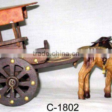 Carved Wooden Animals/Wooden Carvings/Wood Camel Carving-A