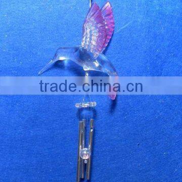 Summer Acrylic Reindeer Metal Wind Chime Aeolian Bells Ornament photo-2