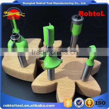 Factory Wood Router Bit Set 6pc 8mm Shank for Woodworking Tungsten Carbide End Mill Cutting CNC Carved Engraving Milling Cutter photo-2