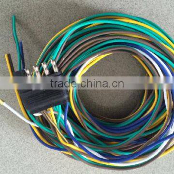 S30073 5-Way Flat Trailer Connector Wishbone Harness
