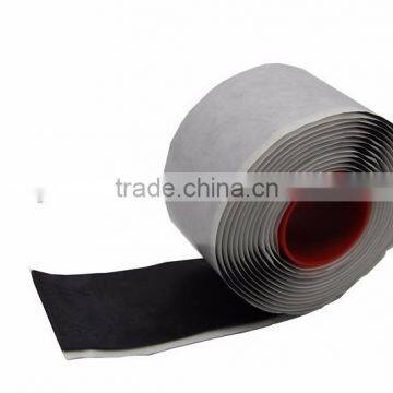 no Adhesive Soft Insulation Rubber Pipe Wrap Tape With PVC Backing photo-2