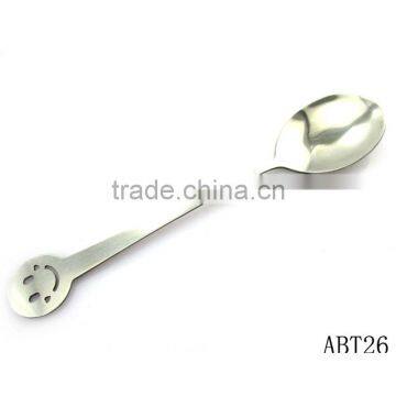 High Grade Mirror Polish Flatware Set,smile Face Stainless Steel 410 Spoon photo-3