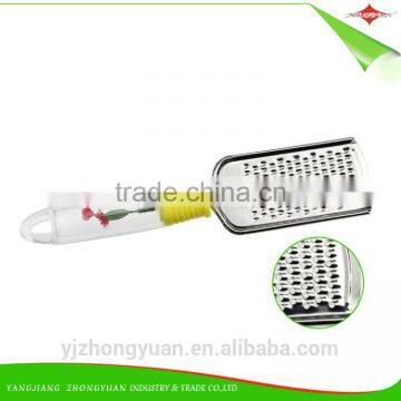ZY-A20273 Stainless Steel Coconut Ginger Grater With Hollow PS+ABS Handle photo-2
