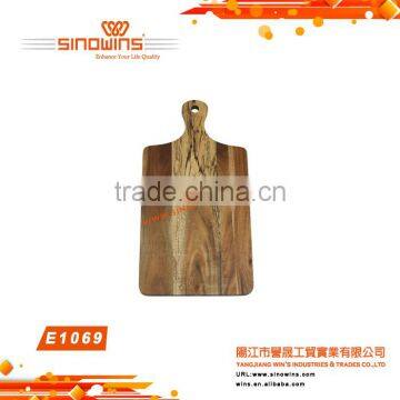 E1071 High Quality Natural Rubber Wood Cutting Board photo-6