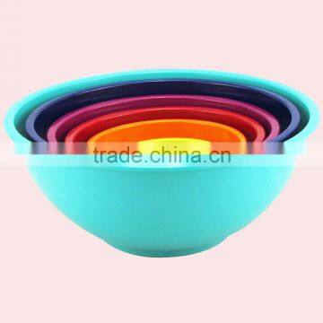 2016 New 6pcs Stackable Mixing Melamine Bowl Set photo-2