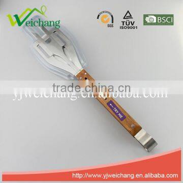 WCJ1094 Premium Whole Stainless Steel Food Tong BBQ Food Tong With Fork Sugar Tong Serve Tong Hot Sale photo-2