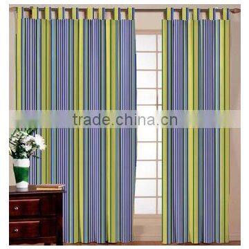 Multi Color Stripe Curtain / Window Stripe Screen / Shower Cotton Screen / New Designed Curtain