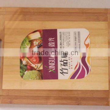 new bamboo material kitchen cutting board with handle