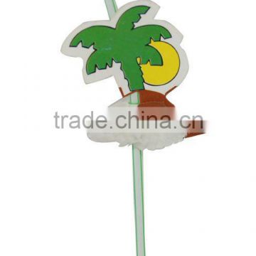 coconut funny drinking straw