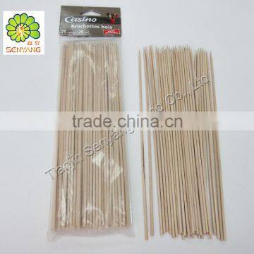 100 pcs kebab stick disposable skewer wooden bbq skewer