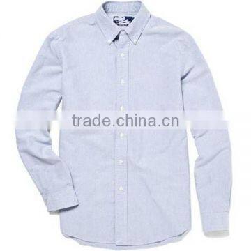 OEM 100% cotton chambray fabric dress shirt factory Goldjade