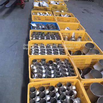 B16.9 small size stainless seamless pipe fittings steel fittings