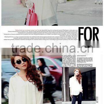 Black&white Shirt With Inner *girl Dress T Shirt