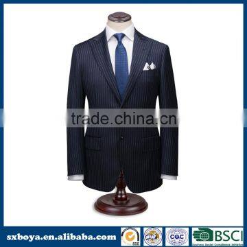 Latest design coat pant men suit three piece suit wedding suits for men with stripe 10 years experience with SGS BSCI