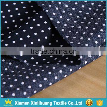 Factory Direct 100% Cotton Classic Dots Printed Fabric for Shirting photo-5