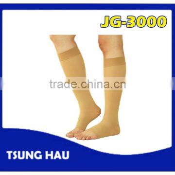 Comfy knee high open toe compression socks medical