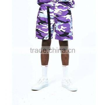 Summer Custom Logo Camo Beach Shorts Sports Basketball Training Loose Shorts for Men photo-2