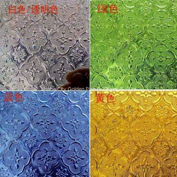 Colored Figured Glass, Tinted Pattern Glass, for Decorative Art Glass photo-2