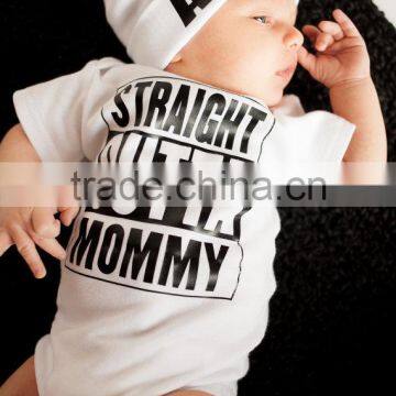 100% Cotton Summer Newborn Baby Clothes Gift Set Boys Knit Romper With Hat photo-2