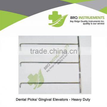 Dental Picks/ Gingival Elevators - Heavy Duty