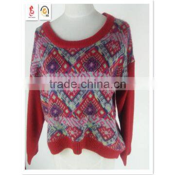 Wool Design Sweater For Girl&Knitted Sweater photo-6