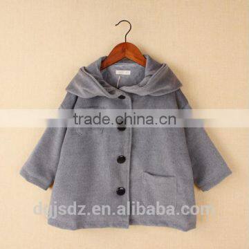 Korean Children's Clothing for Girls Velvet Added Jacket Vintage Art Coat 88018 photo-5