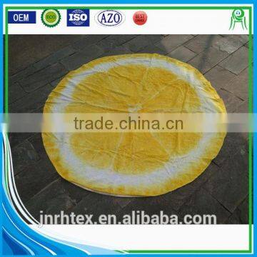 Carton Printing Design Round Beach Towels Wholesale photo-3