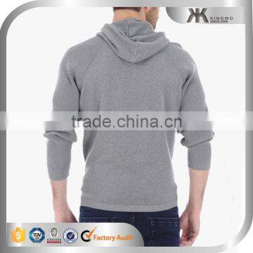 Man Plain OEM Knitted Wool Sweater Mens Cardigan Hoodies and Sweatshirts Men photo-3