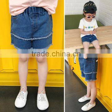 S16933A wholesale casual shorts children summer denim shorts