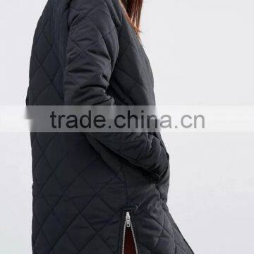 Runwaylover EY0989C Women Windbreaker Classic Long Padded Coat photo-3