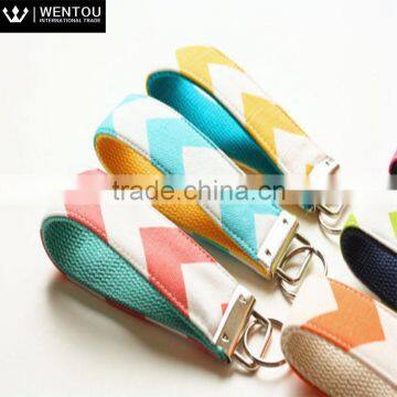 Personalized Monogram Chevron Key Fob photo-6