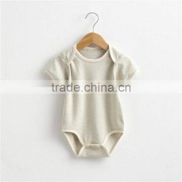 Wholesale 100% Organic Cotton Summer Babies Clothing Set Baby Onesie photo-4