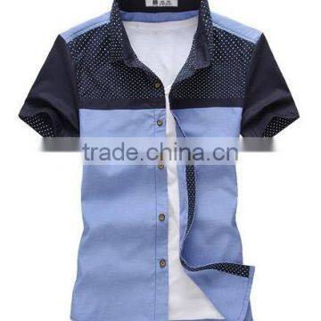 Cool Cotton Simple Design Mens Shirt in Summer Fashion 2014