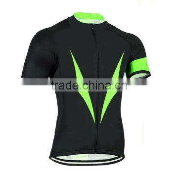 Fashion custom short sleeve professional cycling jersey men