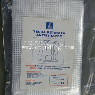 PE Leno Tarpaulin for Roofing,transparent pe Tarpaulin Used in Greenhouse photo-2
