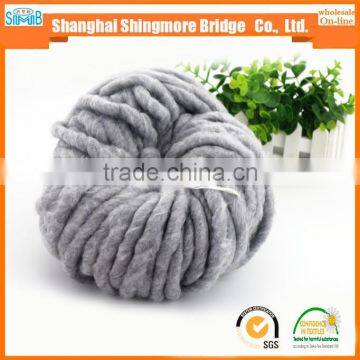 China Fashion Yarn Exporter Shingmore Bridge Cheap Sales High Quality 0.1Nm Chunky Yarn for Knitting photo-3