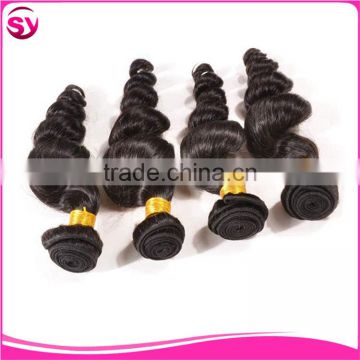 Fashionable loose wave 100 percent indian remy human hair